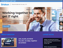 Tablet Screenshot of briskon.com